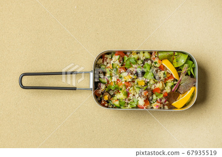 Couscous salad French couscous vegetable salad (Taboule) 67935519
