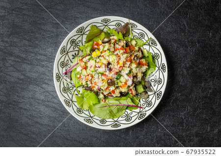 Couscous salad French couscous vegetable salad (Taboule) Couscous salad French couscous vegetable salad (Taboule) 67935522