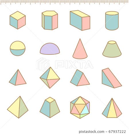 Figure set pastel color Figure set pastel color 67937222