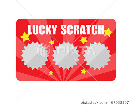 Scratch card, lottery, illustration Scratch card, lottery, illustration 67938307