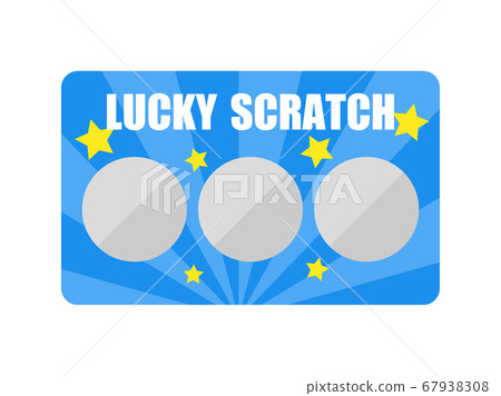 Scratch card, lottery, illustration 67938308