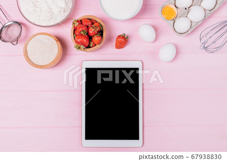 Digital tablet with blank display among 67938830