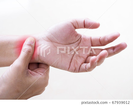 Wrist injury pain, body and arms of young people Wrist injury pain, body and arms of young people 67939012