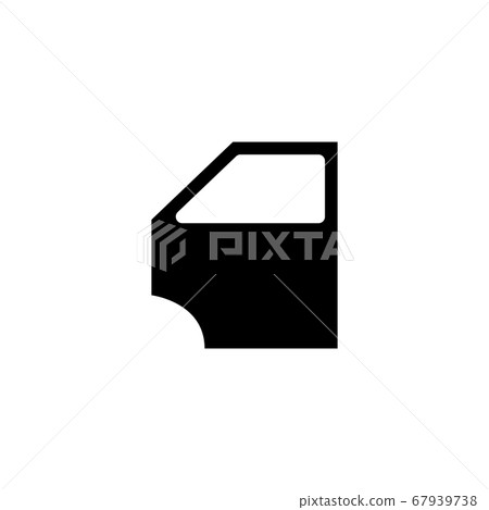 Car door icon. Vector concept illustration for 67939738