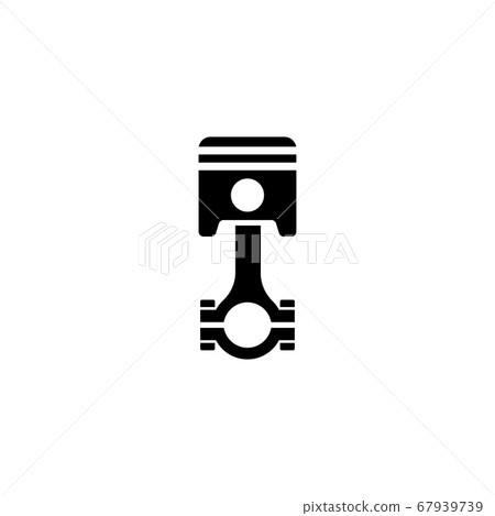 Piston icon flat Piston icon flat 67939739