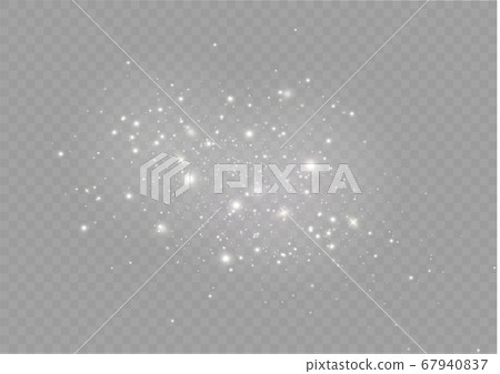 White dust sparks. White dust sparks. 67940837