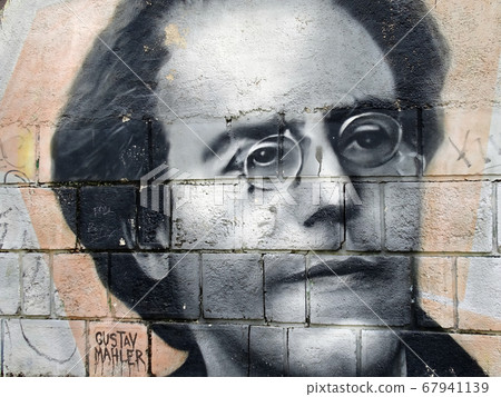 Murals, street-art, on the wall of Opatija, Croatia Murals, street-art, on the wall of Opatija, Croatia 67941139