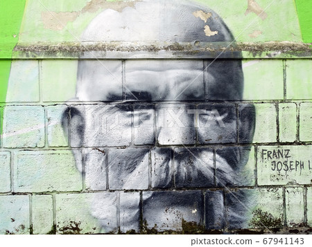 Murals, street-art, on the wall of Opatija, Croatia Murals, street-art, on the wall of Opatija, Croatia 67941143
