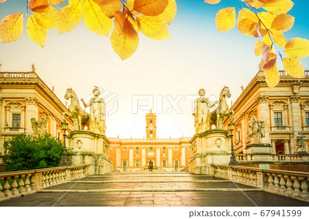 Campidoglio square in Rome, Italy Campidoglio square in Rome, Italy 67941599