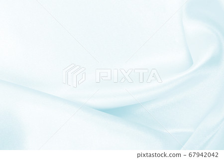 Smooth elegant blue silk or satin luxury cloth 67942042