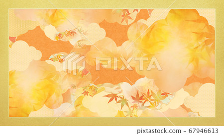 Japanese autumn background 67946613