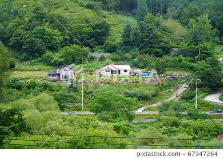 South Korea Gangwon-do Yeongwol-gun Korean Peninsula Seonam-gil Korean Peninsula Topography 67947264