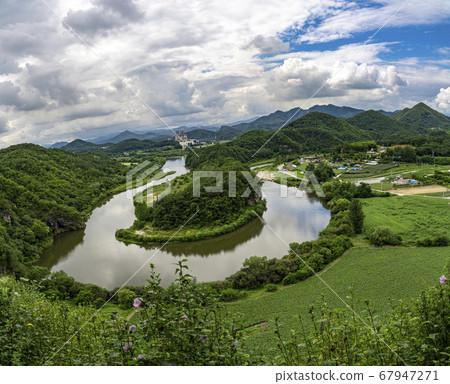South Korea Gangwon-do Yeongwol-gun Korean Peninsula Seonam-gil Korean Peninsula Topography 67947271