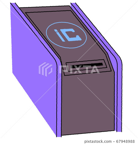 Illustration of a ticket gate - Stock Illustration [67948988] - PIXTA