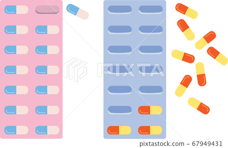 分散的片劑和片劑片集的插圖 67949431