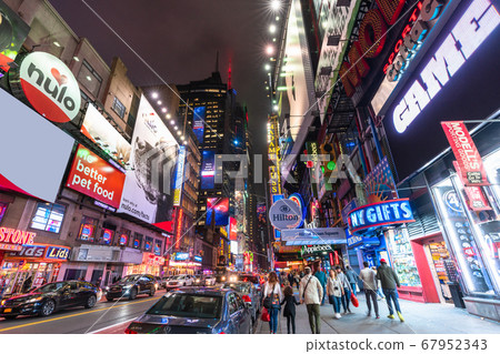 «New York» Night Times Square Manhattan «New York» Night Times Square Manhattan 67952343