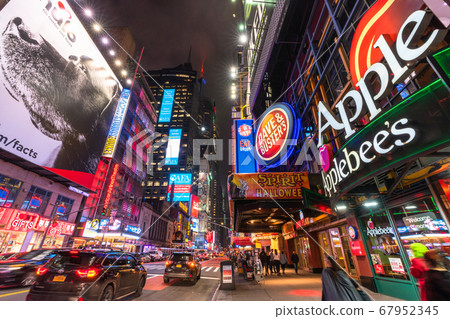 «New York» Night Times Square Manhattan 67952345