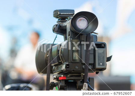 Camera for Record Event - Covering an event with a video camera Camera for Record Event - Covering an event with a video camera 67952607