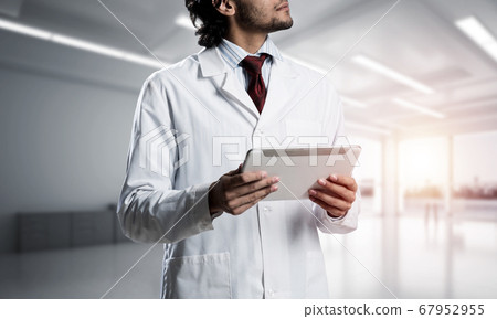 Medical industry concept by means of successful doctor Medical industry concept by means of successful doctor 67952955