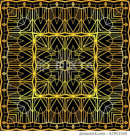 Seamless luxurious gold vintage texture 67953508