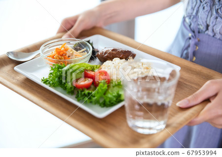 Lunch plate photo material 67953994