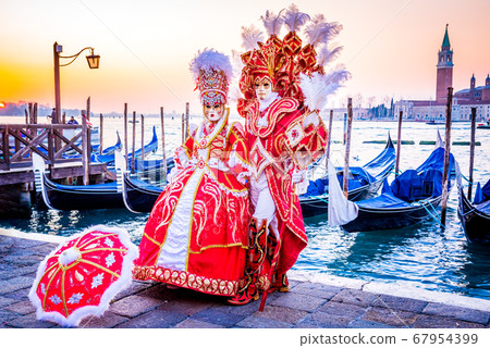 Venice, Italy - Carnival in Piazza San Marco 67954399