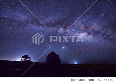 沖繩八重山銀河夜景銀河繁星點點的天空繁星點點的星系夜空星座星雲天文觀測天文物體 67955450