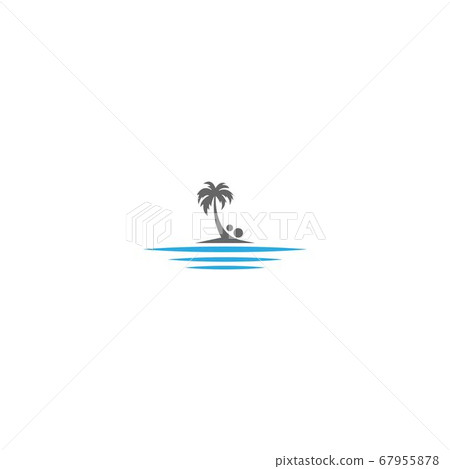 Palm beach, vitamin logo concept Palm beach, vitamin logo concept 67955878