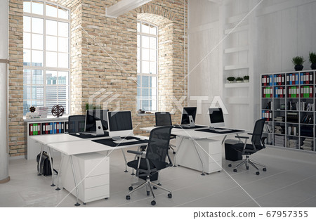 contemporary loft office 67957355