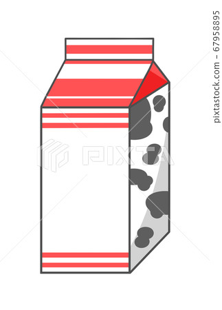 2021 ox year new year's card (milk pack illustration only) 2021 ox year new year's card (milk pack illustration only) 67958895