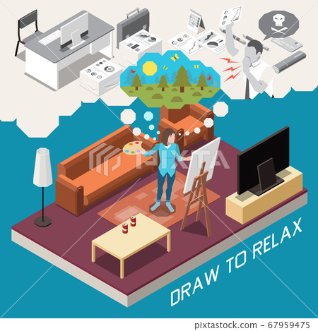 Stress Management Design - Stock Illustration [67959475] - PIXTA