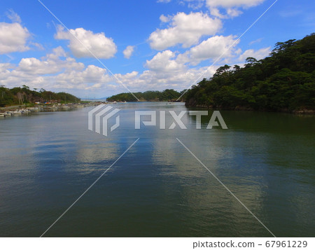 無人機鳥瞰的松島鳥瞰圖（宮城縣東松島市，Mashito角色柏木山） 67961229