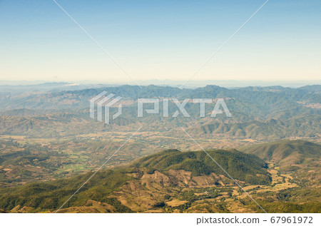 treeless mountain in landscape view 67961972