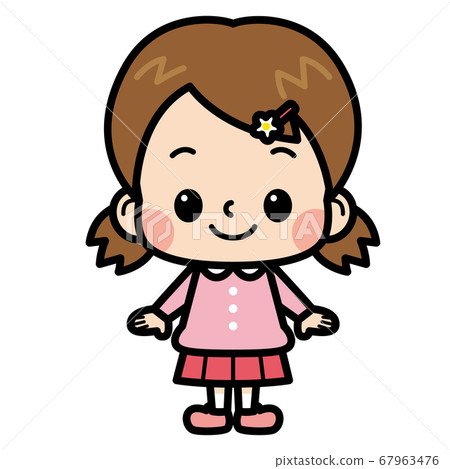 Girl _ normal - Stock Illustration [67963476] - PIXTA