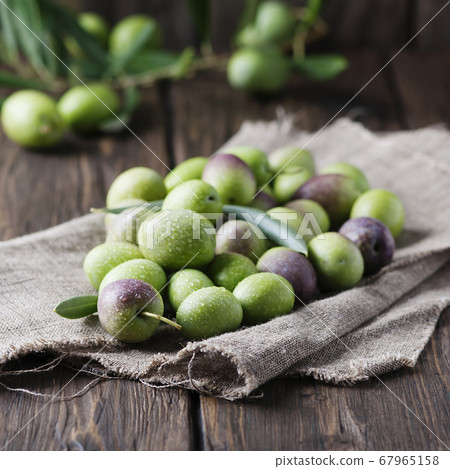Raw olive for making oil 67965158