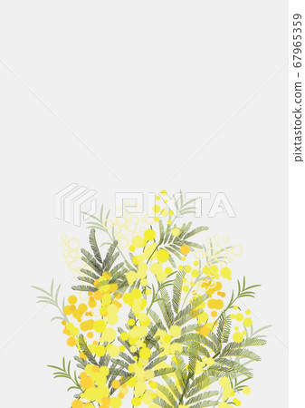 Floral Clean Template with bouquets of flowers without text Floral Clean Template with bouquets of flowers without text 67965359