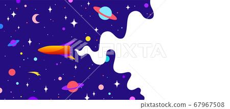 Universe. Motivation banner with universe cosmos 67967508