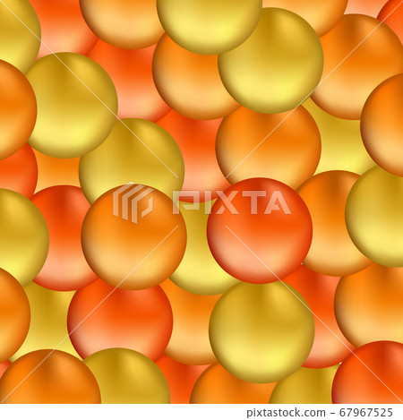 Abstract color background. Vector golden balls. Design element 67967525