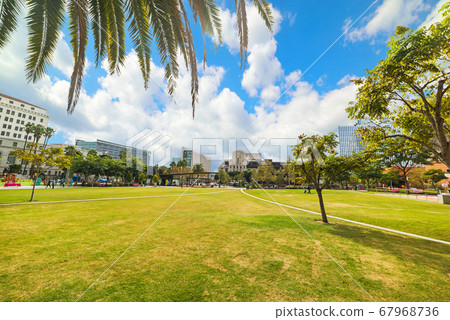 Grand park in downtown Los Angeles Grand park in downtown Los Angeles 67968736