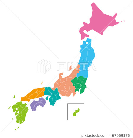 Map of Japan Map of Japan 67969376