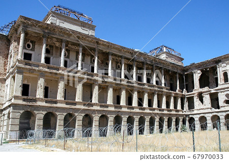 The Darul Aman Palace in Kabul, Afghanistan. The palace suffered extensive war damage from a coup, the Mujahideen and the Taliban. Now under reconstruction. Darul Aman Palace, Kabul, Afghanistan 2005. The Darul Aman Palace in Kabul, Afghanistan. The palace suffered extensive war damage from a coup, the Mujahideen and the Taliban. Now under reconstruction. Darul Aman Palace, Kabul, Afghanistan 2005. 67970033