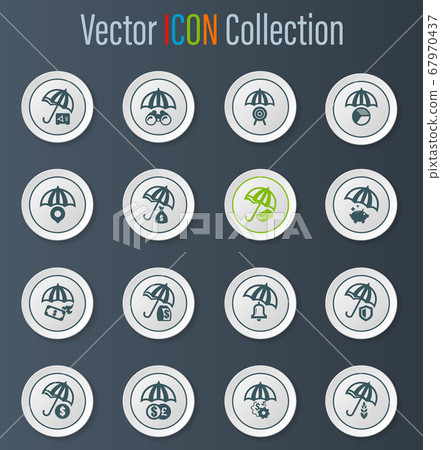 Insurance icons set Insurance icons set 67970437