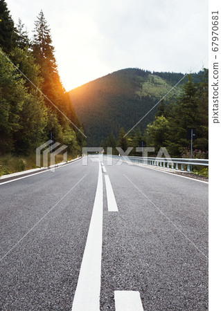 beautiful mountain road 67970681