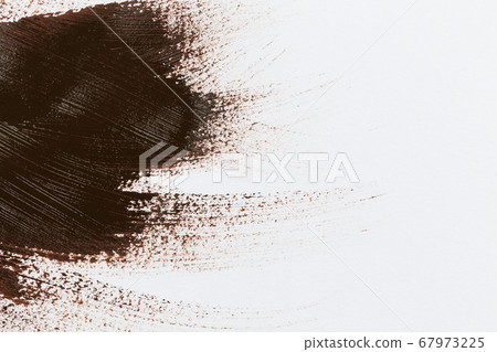 Brown stroke of the paint brush Brown stroke of the paint brush 67973225