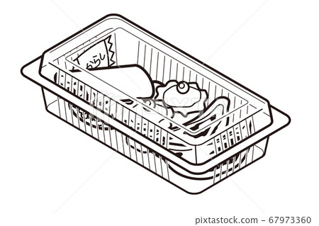 Chinese food with food pack 67973360