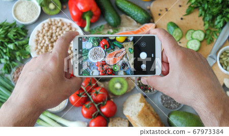 food, smartphone, cooking 67973384