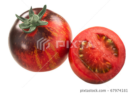 Blue fire heirloom tomatoes, ripe, 67974181