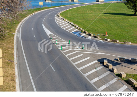 Street Intersection in France 67975247