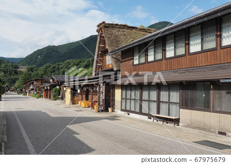Shirakawa-go during the rainy season 67975679