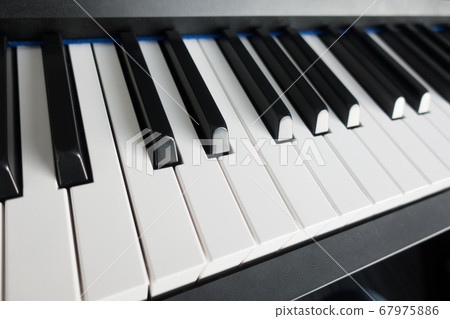 Piano key close up Piano key close up 67975886